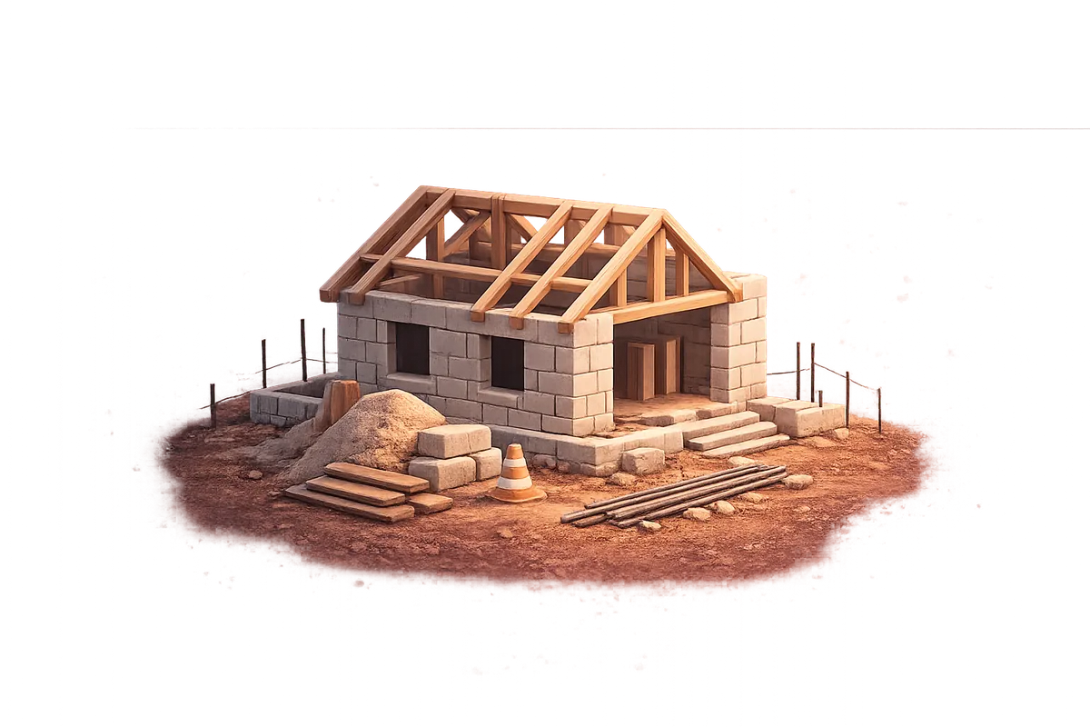 Casa en construcción